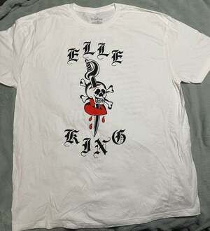 Elle King Tour Concert Graphic T-Shirt With Skull And Dagger, XXL